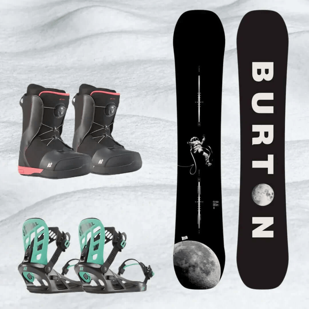 Alquiler Esquis San Juan - SnowBoard / Alta Gama / Equipo Completo -CaranvaSports - temporada 2026