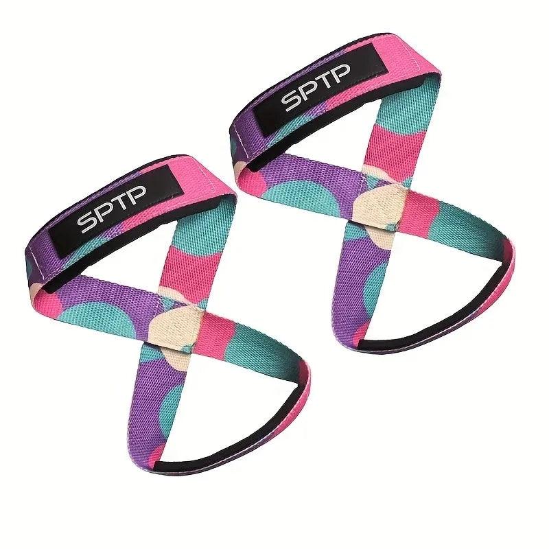 Gym Straps Figure 8 — Weightlifting and Crossfit Grip Wrist Wraps