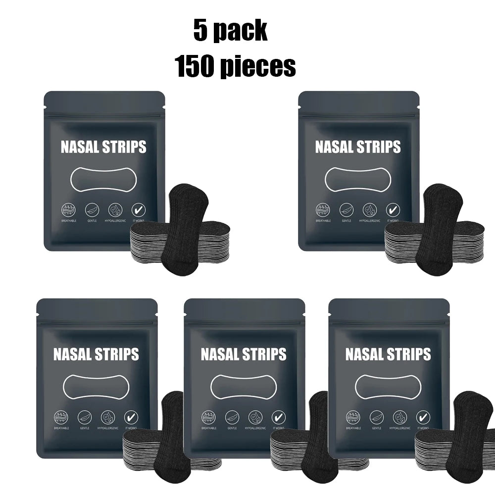 Tiras Nasales Deportivas — Antirroncidos y Respiración | Pack 30–150 uds