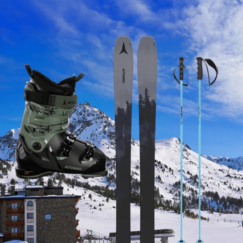 Alquiler Esquís Baqueira Beret - Esquí / Intermedio / Equipo Completo - Caranva