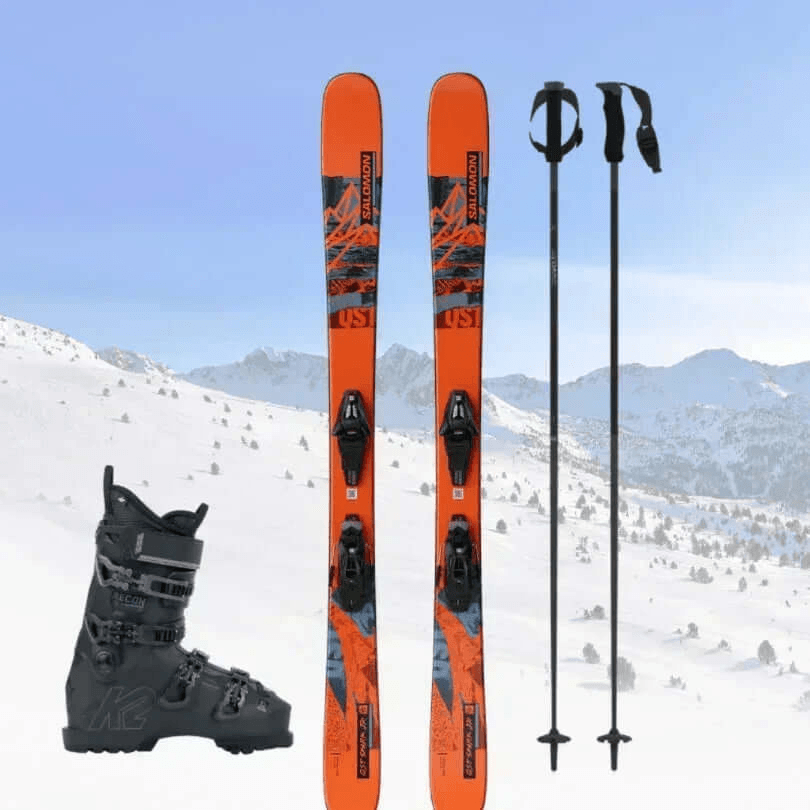 Alquiler Esquís Masella - Esquí / Plata / Equipo Completo -CaranvaSports - temporada 2026