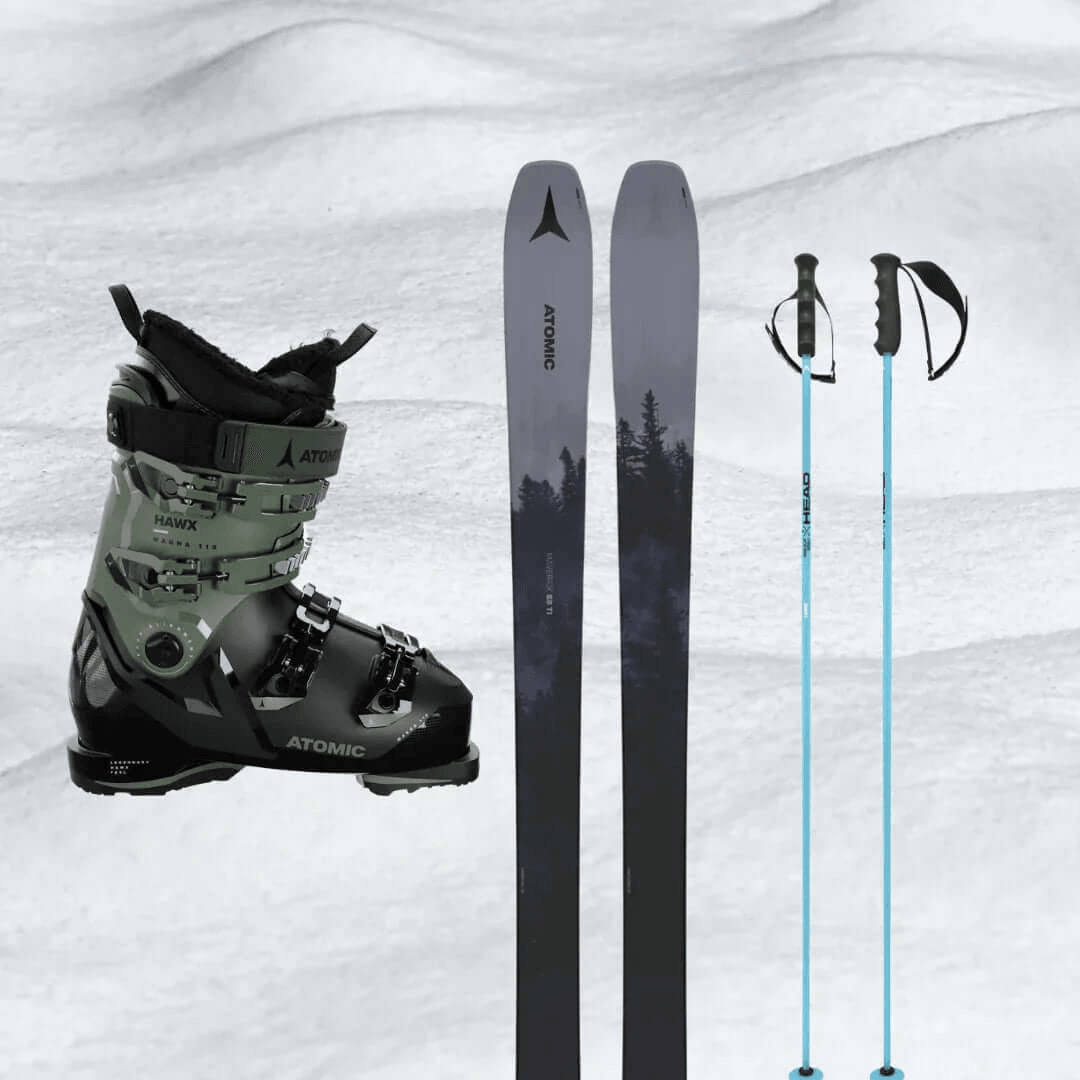 Alquiler de esquís Cerro Castor - Esquí / Intermedio / Equipo Completo -CaranvaSports - temporada 2026