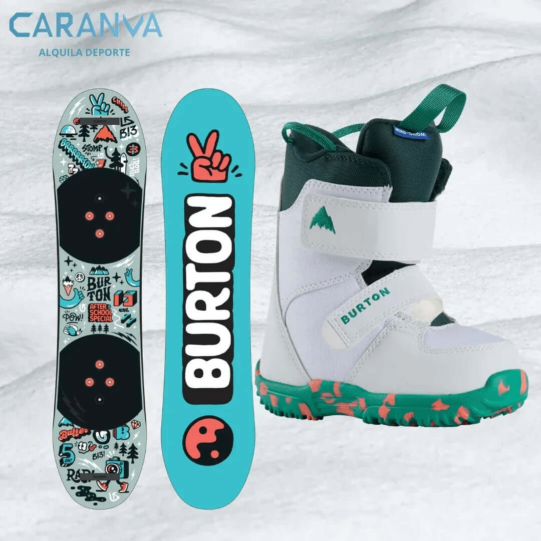 Alquiler SnowBoard La Molina - Niños / Tabla y Botas -CaranvaSports - temporada 2026