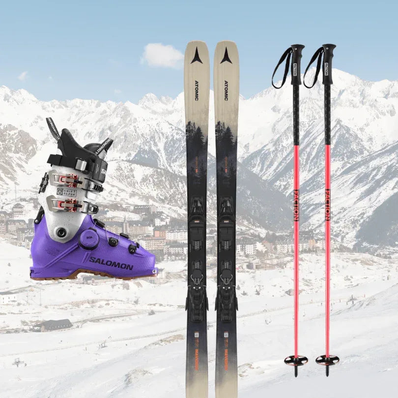 Alquiler Esquís Font Romeu desde 19€ - Material Premium a Pie de Pistas - Esquí / Bronce / Equipo Completo - Caranva