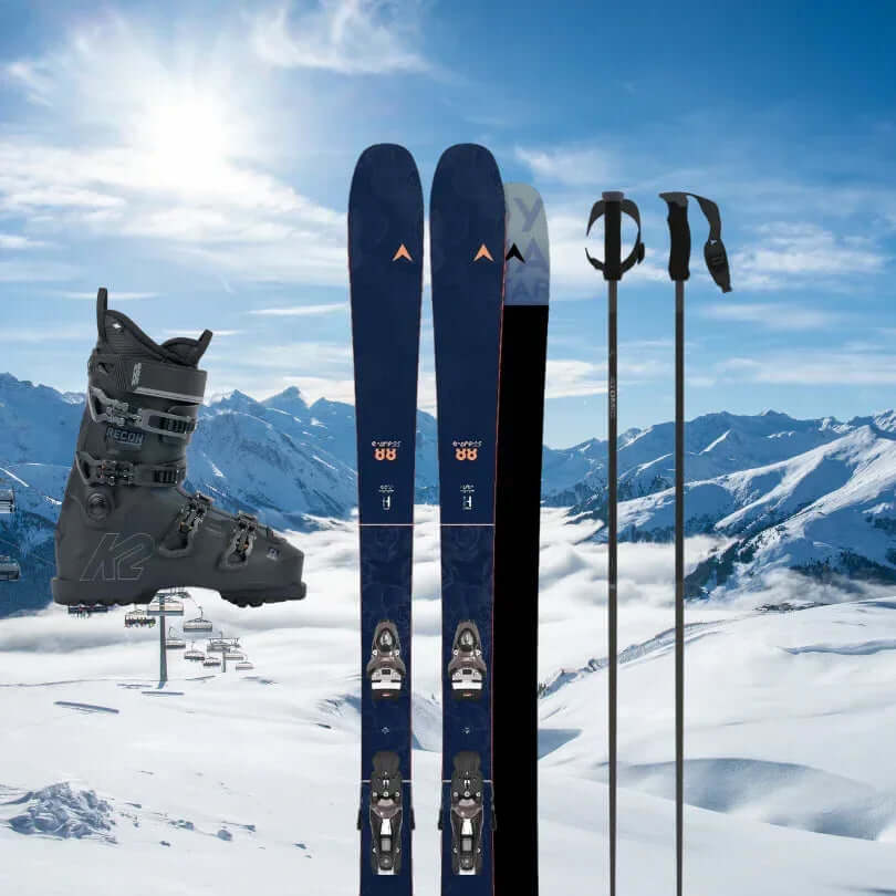 Alquiler de esquís Nevados de Chillán - Esquí / Intermedio / Equipo Completo -CaranvaSports - temporada 2026