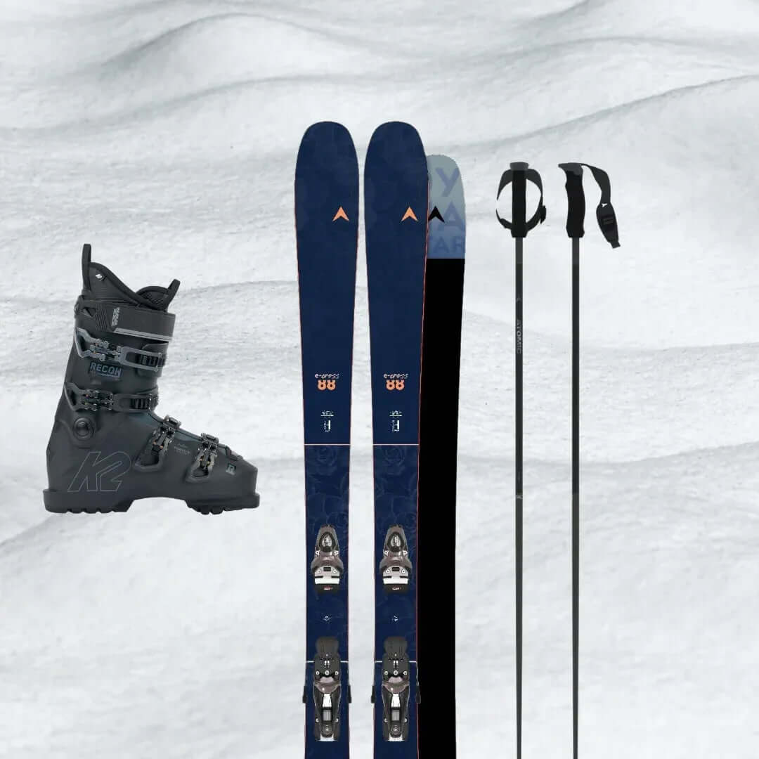 Alquiler Esquis Gstaad - Esquí / Intermedio / Equipo Completo -CaranvaSports - temporada 2026