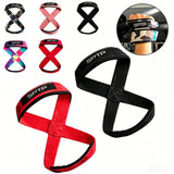 Gym Straps Figure 8 — Weightlifting and Crossfit Grip Wrist Wraps