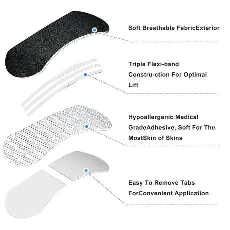 Sports Nasal Strips — Anti-Snoring and Breathing | Pack 30–150 pcs