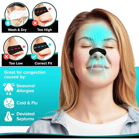 Sports Nasal Strips — Anti-Snoring and Breathing | Pack 30–150 pcs