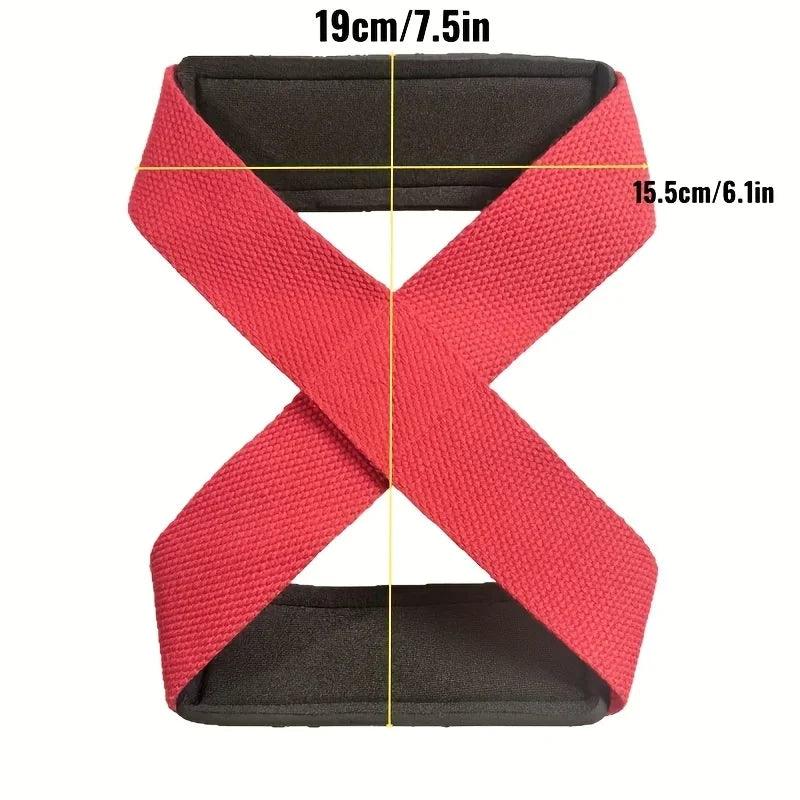 Gym Straps Figure 8 — Weightlifting and Crossfit Grip Wrist Wraps
