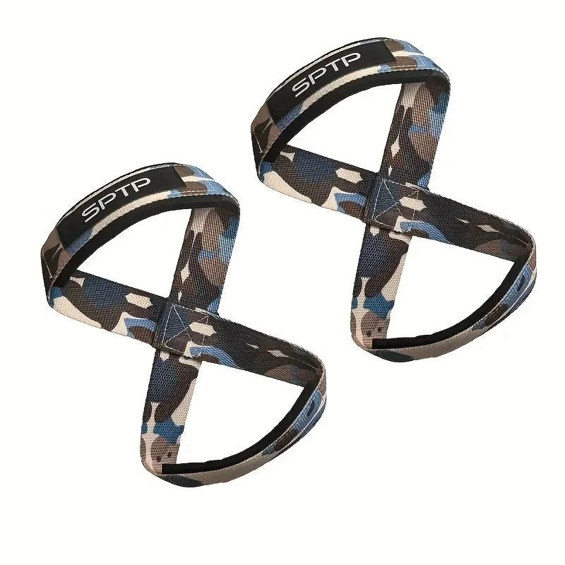 Gym Straps Figure 8 — Weightlifting and Crossfit Grip Wrist Wraps