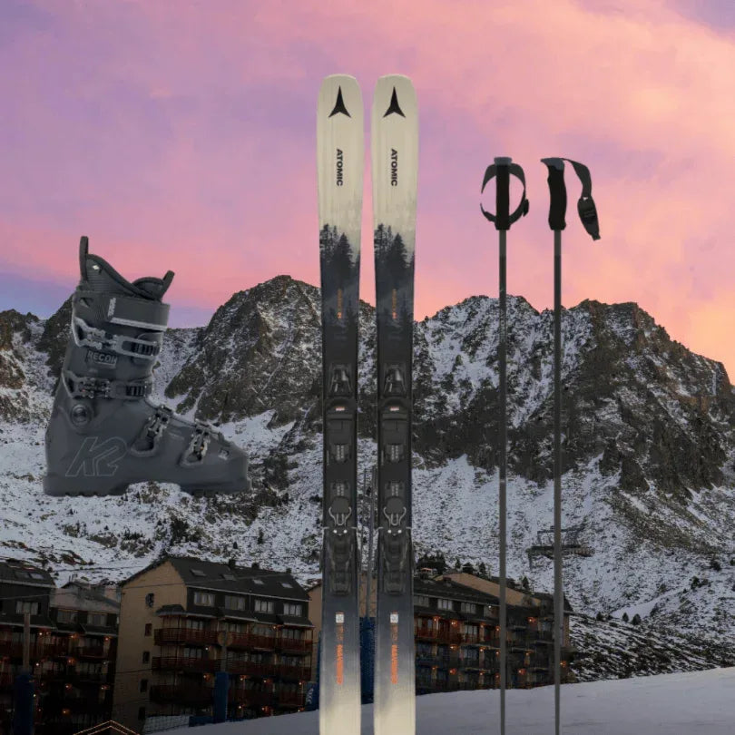 Alquiler Esquís Encamp, Andorra - Esquí / Principiante / Completo - Caranva