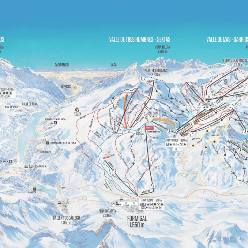 Mapa pistas Formigal - - Caranva
